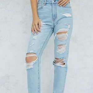 Pacsun ripped mom jeans